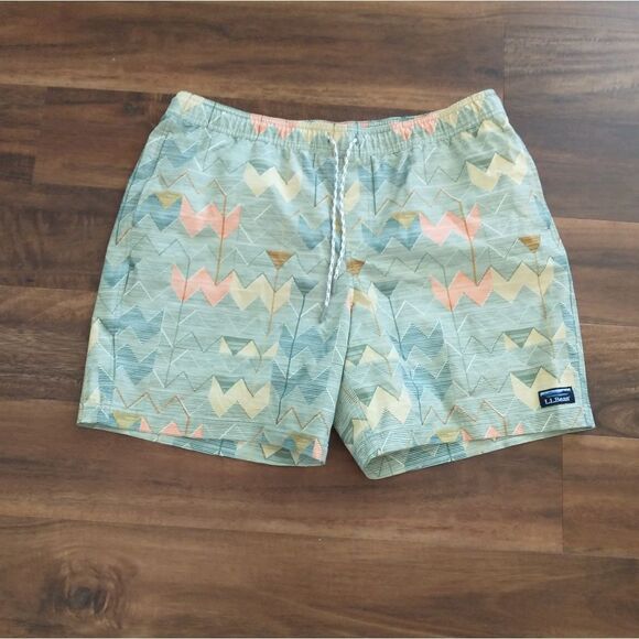 LL Bean Vacationland Swim Trunks size XL - Picture 1 of 2